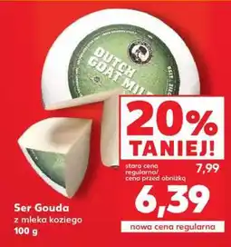 Kaufland Ser Gouda z mleka koziego 100 g oferta