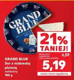 Kaufland GRAND BLUE Ser z niebieską pleśnią delikatny 100 g oferta