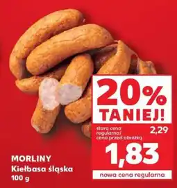 Kaufland MORLINY Kiełbasa śląska 100 g oferta