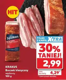 Kaufland KRAKUS Boczek klasyczny wędzony 100 g oferta
