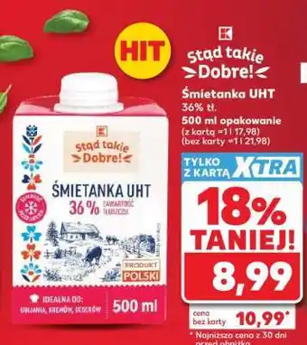 Kaufland Śmietanka UHT oferta