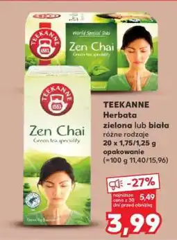Kaufland TEEKANNE Herbata zielona lub biała różne rodzaje oferta