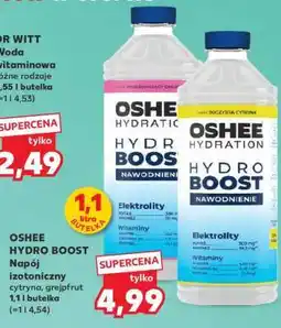 Kaufland OSHEE HYDRO BOOST Napój izotoniczny cytryna, grejpfrut oferta