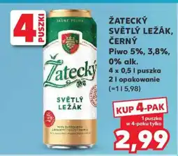 Kaufland ŽATECKÝ SVĚTLÝ LEŽÁK, ČERNÝ oferta