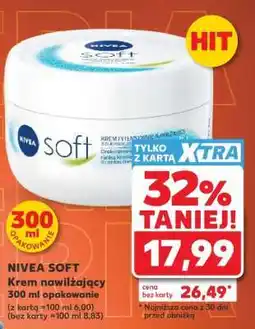 Kaufland NIVEA SOFT Krem nawilżający 300 ml opakowanie oferta