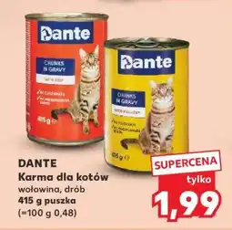 Kaufland DANTE Karma dla kotów wołowina, drób oferta