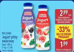 ALDI Milsani Jogurt pitny owocowy Różne rodzaje Opak oferta