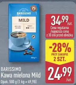 ALDI BARISSIMO Kawa mielona Mild oferta
