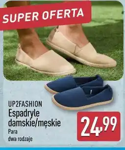ALDI Espadryle damskie/męskie UP2FASHION oferta
