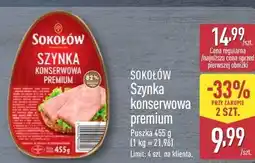 ALDI Szynka konserwowa premium oferta