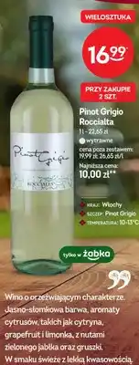 Żabka Wino Pinot Grigio Roccialta wytrawne Włochy oferta