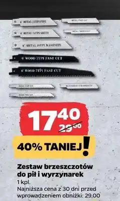 Netto Zestaw brzeszczotów do pił i wyrzynarek Techliner oferta