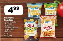 Netto Chipsy Snaxters solone karbowane oferta