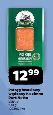 Netto Pstrąg łososiowy wędzony na zimno Port Netto plastry oferta