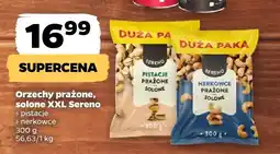 Netto Orzechy prażone solone nerkowce XXL Sereno oferta