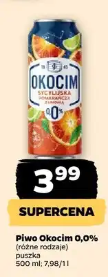Netto Piwo Okocim 0,0% Sycylijska Pomarańcza i Limonka oferta