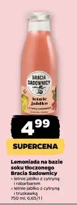 Netto Lemoniada na bazie soku tłoczonego letnie jabłko z cytryną i rabarbarem Bracia Sadownicy oferta