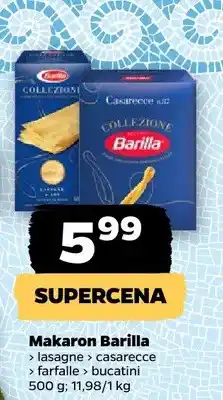 Netto Makaron casarecce Barilla Collezione oferta