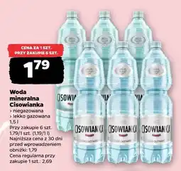 Netto Woda mineralna lekko gazowana Cisowianka oferta
