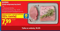 Lidl Schab wieprzowy bez kości Rzeźnik oferta