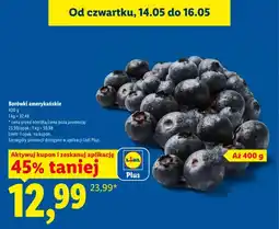 Lidl Borówki amerykańskie oferta