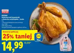 Lidl Polski kurczak Gospodarski z chowu bez antybiotyków tuszka Rzeźnik oferta