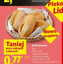 Lidl Bułka pszenna oferta