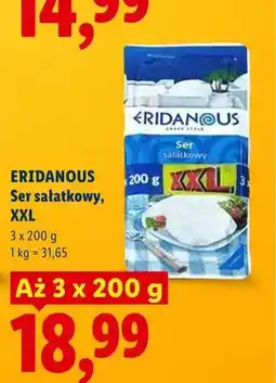 Lidl Ser sałatkowy Eridanous 3-pak XXL oferta