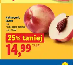 Lidl Nektarynki luzem oferta