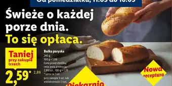 Lidl Bułka paryska oferta