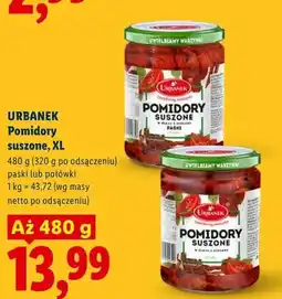Lidl Pomidory suszone paski URBANEK XL oferta