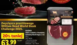 Lidl Steki z rostbefu z irlandzkiej wołowiny Black Angus Rzeźnik oferta