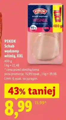 Lidl Schab wędzony wiśnią PIKOK XXL oferta