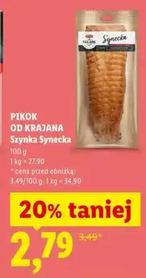 Lidl Szynka Synecka PIKOK OD KRAJANA oferta