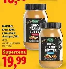 Lidl Krem 100% z orzeszków ziemnych smooth MARIBEL XXL oferta