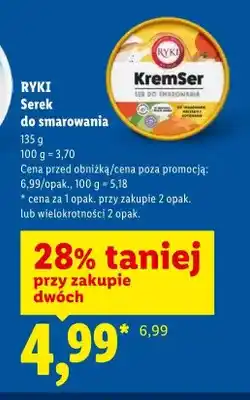 Lidl Serek do smarowania RYKI KremSer oferta