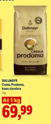 Lidl Kawa ziarnista Dallmayr Crema Prodomo oferta