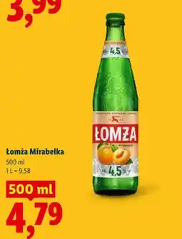 Lidl Piwo Łomża Mirabelka oferta