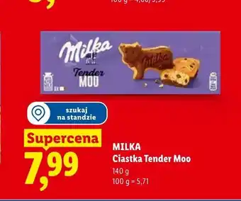 Lidl Ciastka Milka Tender Moo oferta