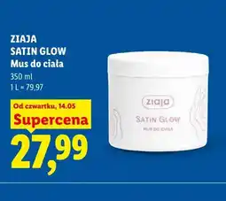 Lidl Mus do ciała ZIAJA SATIN GLOW oferta