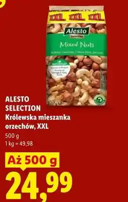 Lidl Królewska mieszanka orzechów XXL Alesto Selection oferta