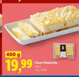 Lidl Ciasto limoncello oferta