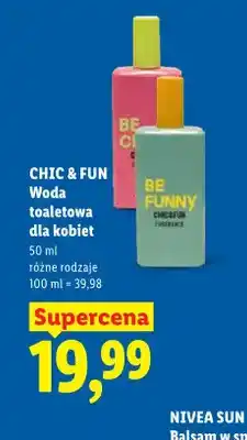 Lidl Woda toaletowa dla kobiet Chic & Fun Be Chic oferta