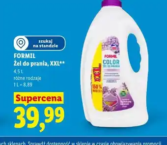 Lidl Żel do prania XXL Formil oferta