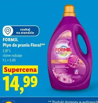 Lidl Płyn do prania Floral Formil oferta