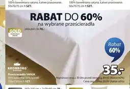 JYSK Prześcieradło VANJA 150x250cm oferta