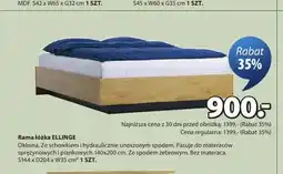 JYSK Rama łóżka ELLINGE oferta