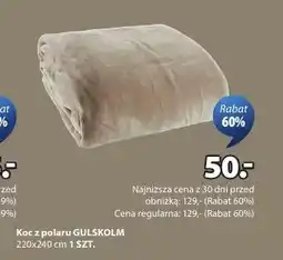 JYSK Koc z polaru GULSKOLM 220x240cm oferta