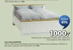 JYSK Rama łóżka MARKSKEL oferta
