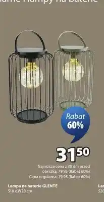 JYSK Lampa na baterie GLENTE Ś18 x W28cm oferta